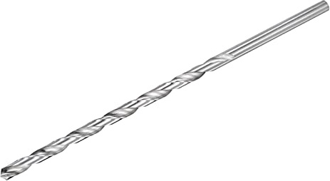 sourcing map 6542 High Speed Steel Straight Shank Twist Extra Long Drill Bit, Uncoated 10mm Drill Diameter 300mm Length