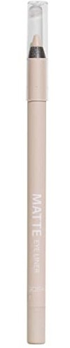 GOSH Matte Eyeliner in intensivem Schwarz I cremig weiche Textur für einfaches Auftragen I hohe Deckkraft, ideal für Smokey Eyes I perfekt zu Maskara I vegan & parfümfrei I 013 Nude