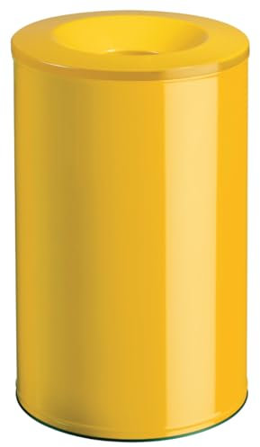 Corbeille à papier antifeu Neo - 90l - jaune colza - RAL 1021