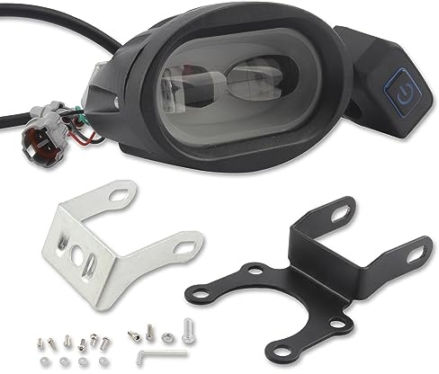 ABCERRSI 20W Headlight Kit,Motorcycle lens Front Headlamp LED Light External with Control Switch, Bracket and Screw for Surron Light Bee X and S X260 X160 Segway Dirt Bike