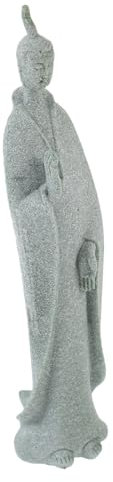 TOPBATHY Statua Di Buddha in Arenaria Statua Da Tavolo Decorazione Retrò in Arenaria Scultura Tradizionale Per Interni Ornamento Da Tavolo