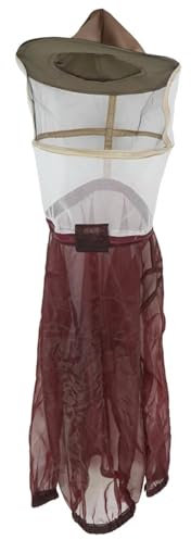 MZPOZB Imkeranzug Imker-Imker-Schutzkleidung, transparent, belüftet, Imkeranzug, Oberkörper, Anti-Bienen-Kostüm, abnehmbare Schleierhaube Imkerei-SchutzanzüGe (Color : A)