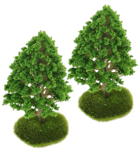 Operitacx 10 STK Baummodell Mini-zubehör Grün Sandtisch Pflanzen Sandtisch DIY Modell Gebäude Im Maßstab n Miniatur-baumfiguren Feengarten Bäume Minibäume Baby Fräulein Plastik Kleiner Baum