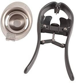 ANKROYU Séparateur Blanc En Acier Inoxydable, Outil De Séparation des œufs, Ouvre-œuf Portable Avec Séparateur De Jaune D'œuf Et Blanc, Coupe-coquille D'œuf En Acier Inoxydable