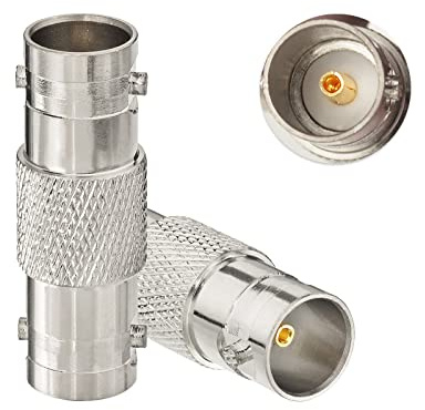 Eightwood BNC Adapter Set BNC Buchse auf Buchse Adapter 75 Ohm Buchse SDI Verbinder für HD-SDI/3G-SDI/4K/8K SDI Video Kamera Monitor Kabel 2pcs