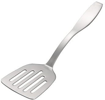 IMEEA Bratenschaufel Pfannenwender Grillwender Spachtel Schlitzwender Edelstahl Grillspachtel Pfannenwender für Küche Grill