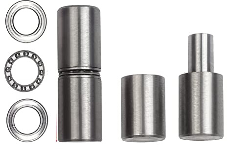 Cerniere for porte, 2 pezzi for carichi pesanti, carico 75 kg-750 kg/paio, perno cilindro con cuscinetto a sfera, for cancelli in ferro, bobine for cancelli, cancelli del cortile, cancelli della fabbr