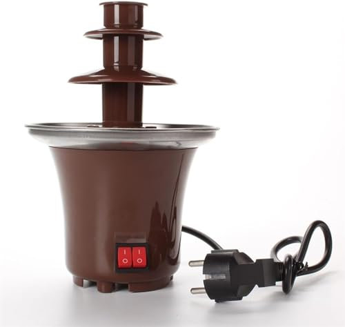 Chocolate Fondue Fountain, 3 Tiers Electric Melting Machine Chocolate Fountain, for Quickly Melt Chocolate, Perfect for Nacho Cheese, BBQ Sauce