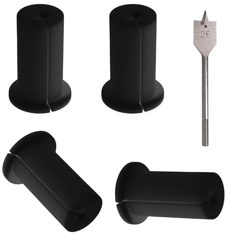 Juego de 4 cables para Starlink, pasacables de pared para enrutador de cable Starlink y adaptador Ethernet (negro)