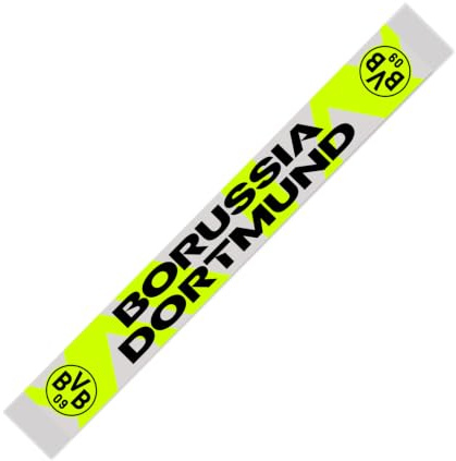 Dortmund BVB Schal Neon | BVB-Schal in grau und neon