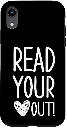 Carcasa para iPhone XR Amante de los libros, Amantes de la lectura, Ratón de biblioteca, Lee tu corazón