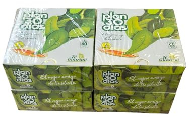 Pack 4x Plan 30 Días de Té Guaraní | 60 Bolsitas por Caja | Infusión Natural | Detox y Bienestar