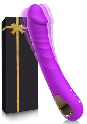 Vibradorador Mujer Juguetes Eroticos Dildo Realista Vibrador con 10 Modos Vibradores Consoladores.. para Mujer con Vibración Mujer Vibradorador Succionador Clítoris Juguete Sexualmujer (amatista)