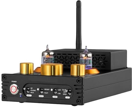 X1 HiFi GE5654 Röhrenverstärker 5.0 Receiver MM Phonoverstärker Plattenspieler Endstufe X-HD 160W*2