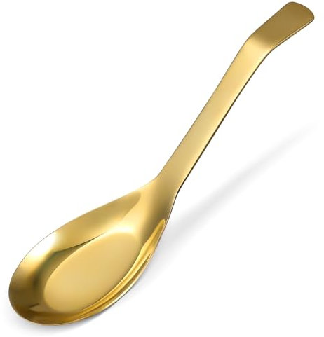 ULTECHNOVO Cucharas Sopera De Latón Cucharones Para Fiestas Cucharas Para Cocinar