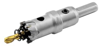 Aohhy 20mm Lochsäge Hartmetall Bohrer, Professional TCT Metall Bohrer für Edelstahl, Kunststoff, Messing, Eisen, Aluminium