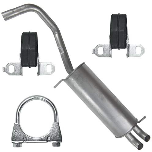 FERROZ Pot d’échappement pour VW Polo IV 4 9N 2001-2009 | Pot d’échappement arrière, Moteurs : 1.4 TDI -1.9 TDI | Hayon
