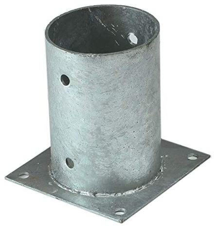 Aufschraubhülse 81 Pfostenhülse für runde Pfosten Ø 80 mm von Gartenpirat®
