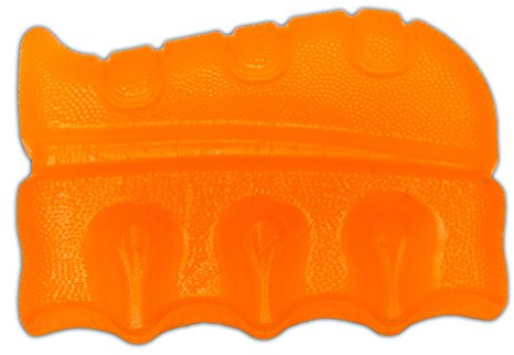 AFH Webshop Hand Grip Exerciser Extension | Handtrainer | Grifftrainer | Training und Stärkung der Fingermuskulatur, Daumenmuskulatur und Unterarmmuskulatur (mittel (Orange))