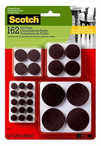 3M SP847-NA Felt Pad Brn Assorted 162P - Quantity 44