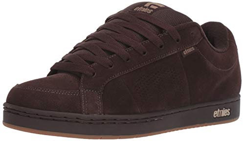 Etnies Kingpin – Klassischer Skate-Heritage-Fashion-Stil mit angesagtem, verstärkte Cupsole, Alltagssneaker - Größe 44 - Farbe Brown/Black/Tan