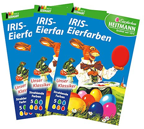 Iris-Eierfarben Tabletten, 3 Packungen