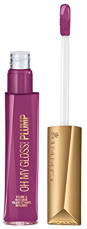 Rimmel Oh My Gloss Plump Lipgloss, pflegende und feuchtigkeitsspendende Lipgloss, Nr. 820