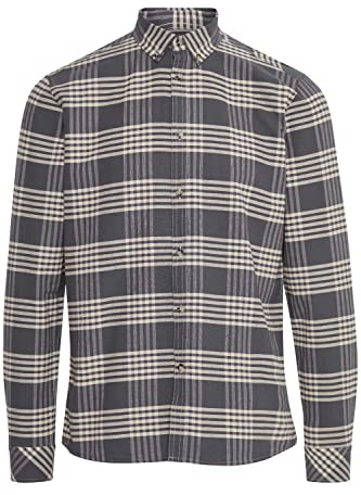 11 Project PRPhineas Camicia da uomo per il tempo libero con colletto Kent, in 100% cotone, Peyote (141106), XXL