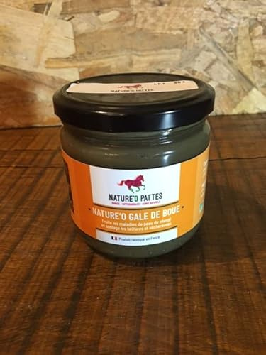 Nature'o Gale de Boue (390 ML VERRE) attaque le germe (champignons) reconstitue les tissus et aide à la repousse du poil