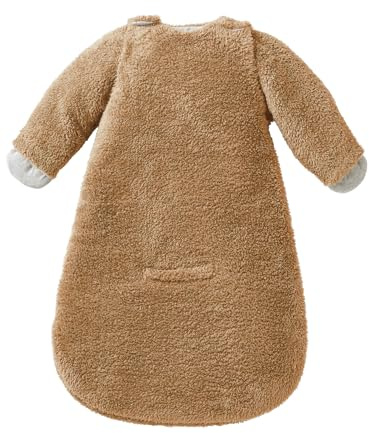 Vertbaudet Baby Auto-Schlafsack aus Mikrofaser beige 75CM