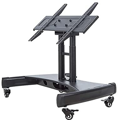 32-75 Inch Television Stands On Wheels, TV Riser TV Mounts, Stands & Turntables, Trolley Floor Bracket, Load 110lb Happy house