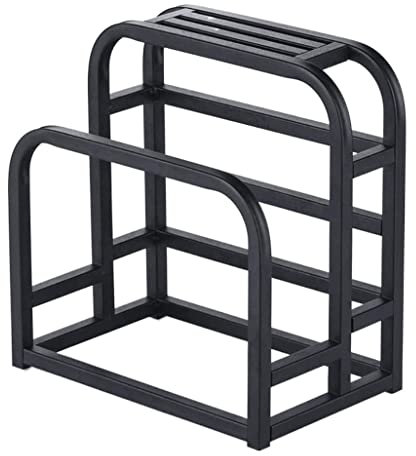 Porte-Couteaux Bloc Couteaux Range Couteaux Bloc À Couteaux En Acier Inoxydable Porte-outils Cuisine S'élargit Planche À Découper Supports Porte-couteau, Noir Support de Couteaux Bloc à Couteaux