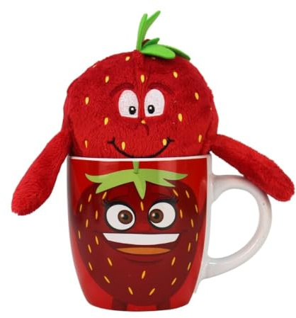 BEMIRO Plüsch Erdbeere in Tasse Goodness Gang - ca. 19 cm…