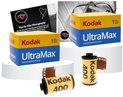 Kodak Ultramax 400 35mm Film Bundle - 24 EXP x2, Plus Photography Tips Card