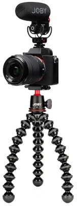 JOBY Real Time Vlogger Kit, GorillaPod Camera Vlogging Kit (3K Flexible Tripod, On-camera Wavo PLUS Microphone, TRR Cables), Vlog System, Youtuber, Experienced Camera Content Creator
