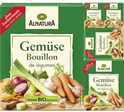Mit Pufai Grocery, Alnatura Gemüsebouillon Würfel 66 Gramm x 5 STÜCK