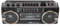 Lychee Enregistreur à Cassettes Portable, Enregistreur à Cassettes Vintage avec Radio AM/FM/SW, Haut-Parleur intégré, AC/DC, Prise Casque 3,5 mm, supporte Carte SD/entrée USB (Noir)