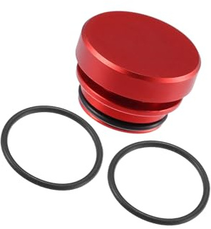 VekAuto Universal Car Cigarette Lighter Dustproof Plug Cover Red Auto Accessories