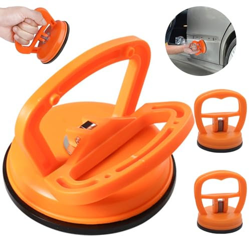 Ventosa per Ammaccature Auto,Ventosa per Ammaccature Auto,Potente Kit di Estrazione per Ammaccature Auto,per Il Corpo Dell'Auto,Schermo,Riparazione di Ammaccature Dell'Auto (1 grande 2 piccoli)