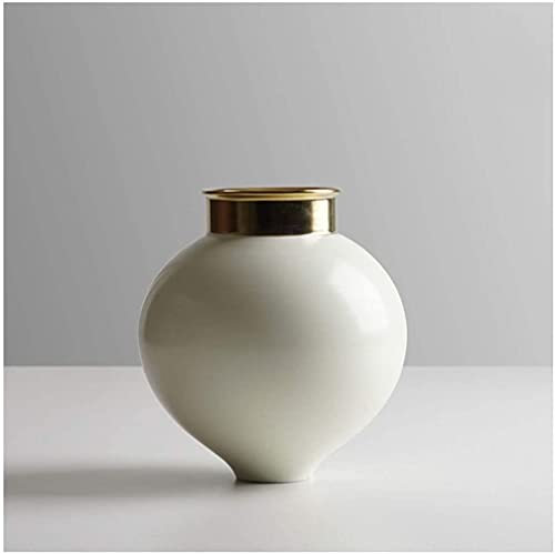 YOKIKIYO Vases pour Fleurs Petits vases en céramique, décorations de Vase Chinois rétro, Vase à Fleurs Fait à la Main, Vase décoratif pour la Maison, œuvres d'art de Table à thé, vases et Ornements