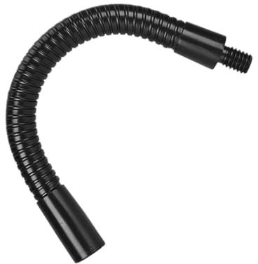 COSMEVIVI Mikrofonverlängerung 18cm Mikrofonstativ Schlauch 3/8 Zoll Verbindungsschlauch Schwarz Kompatibel für Mikrofonhalter und Mikrofonständer