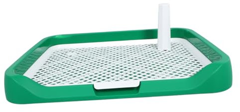 COLLBATH Hundetoilette Urinal Kunststoff Welpentoilette Hundewelpenpfanne Hundetoilettentraining Hundetöpfchen Trainingstöpfchentablett Indoor Toilettentablett Für Haustiere