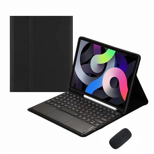 Keyboard Case for Samsung Galaxy Tab S10 Ultra 14.6 inch with Mouse,Smart Soft Case with Bluetooth Keyboard，Detachable Tablet Cover with Pencil Holder(Black)