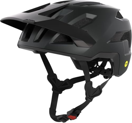ALPINA Taunus MIPS Unisex Fahrradhelm Mountainbikehelm schwarz schwarz