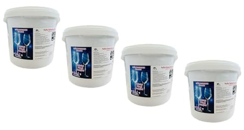 4x 5 kg Spülmaschinen Pulver 3 € / Kg Geschirr Reiniger Geschirrspülpulver Granulat 12in1