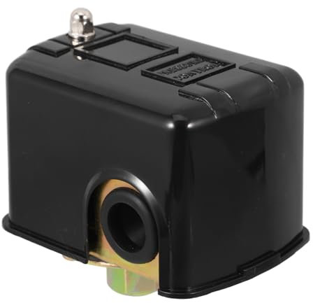 CHILDWEET Einstellbarer Wasserpumpen Druckschalter Breiter Druckbereich 20-40 Psi Elektronischer Pumpendruckregler Für Brunnen Und Luftpumpen Robustes Mehrzweck Kraftwasserpumpenzubehör