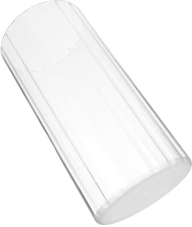 MAGICLULU Jarrón Cilíndrico Transparente Irrompible 10 Cm Diámetro 19,5 Cm Alto De Pet para Plantas Hidropónicas Decoración Moderna Minimalista Uso Interior Hogar Oficina