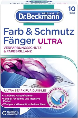 Dr. Beckmann Lingettes anti-décoloration pour lave-linge (Lot de 5)