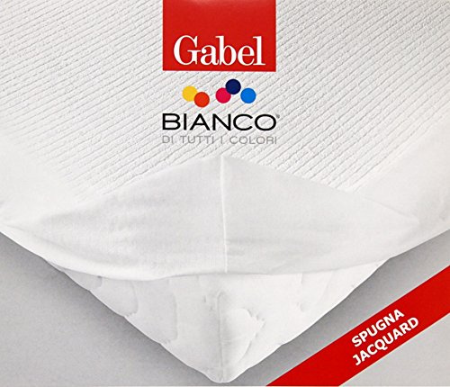 Coprimaterasso MATRIMONIALE in spugna JACQUARD GABEL Bonne Nuit bianco