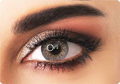 ADORE Lentes de Contacto de Colores sin Graduación de la colección CRYSTAL - Lentes de Contacto Trimestrales + Soporte Personalizado Gratis - Lentillas de Color (BLANCO/CRYSTAL)